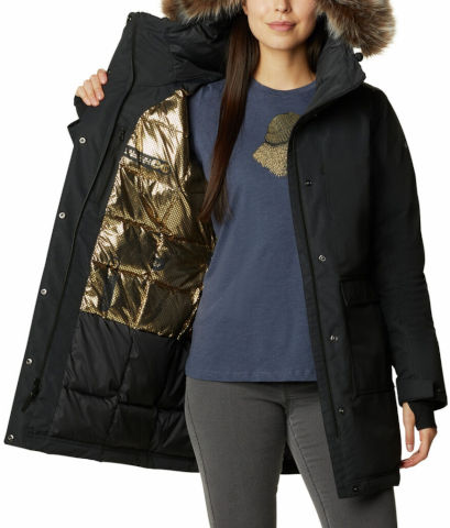 מעיל מבודד ארוך לנשים Little Si Insulated Parka Black