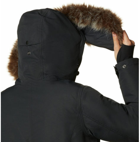 מעיל מבודד ארוך לנשים Little Si Insulated Parka Black