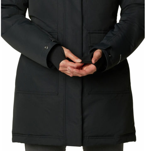 מעיל מבודד ארוך לנשים Little Si Insulated Parka Black