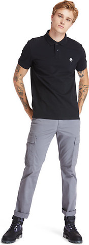 חולצת פולו  שרוול קצר Timberland לגברים דגם  SS MR polo reg