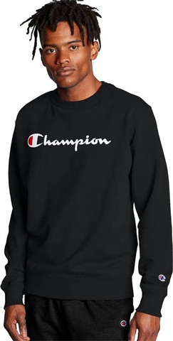 סווטשרט Champion לגברים דגם Script Logo