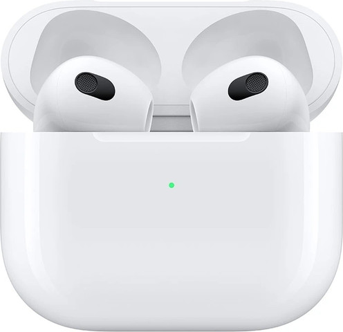 אוזניות אלחוטיות Apple AirPods 3 (3rd generation) - כולל מארז עם טעינה בחיבור Lightning