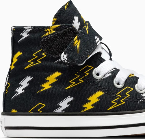 Converse CTAS 1V HI BLACK/GOLDEN WREN/G A08375 נעלי אופנה