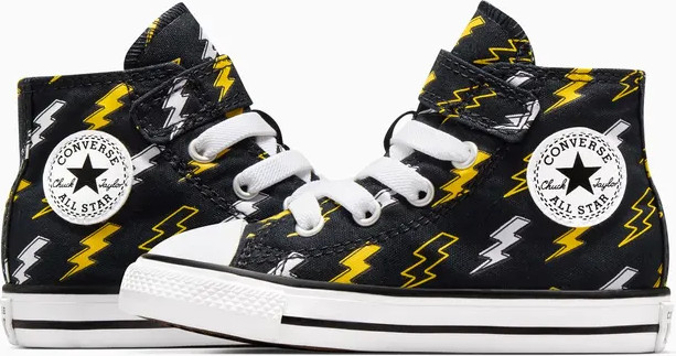 Converse CTAS 1V HI BLACK/GOLDEN WREN/G A08375 נעלי אופנה