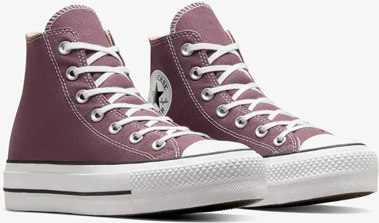 נעלי אולסטאר Chuck Taylor Lift Platform נשים - קונברס אולסטאר - Purple