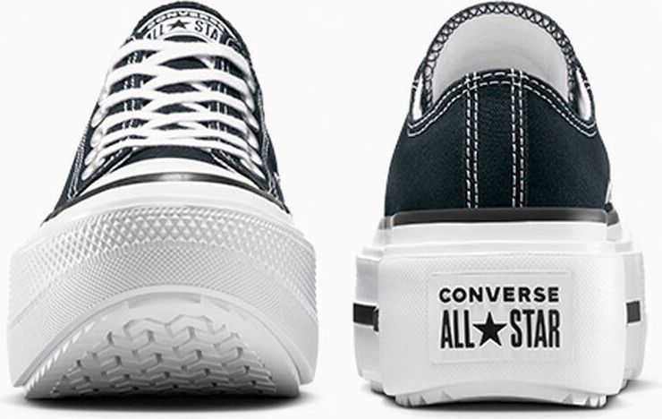 נעלי אולסטאר Chuck Taylor Lift Double Stack Platform נשים - קונברס אולסטאר - Black