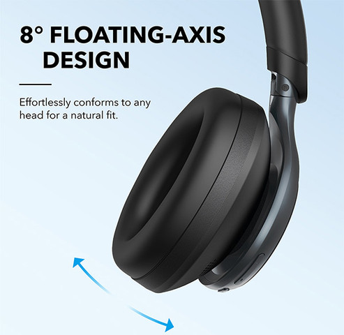 אוזניות קשת On-Ear אלחוטיות Anker אנקר Soundcore Space One A3035 לבן