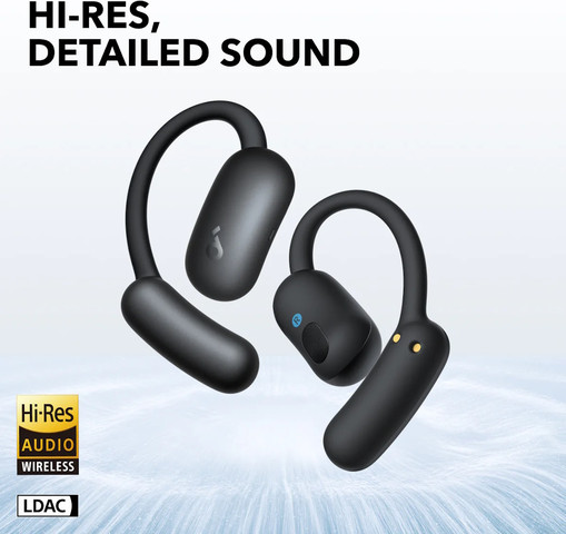 אוזניות TWS Open-Ear אלחוטיות Anker אנקר Soundcore AeroFit 2 A3874H11 שחור