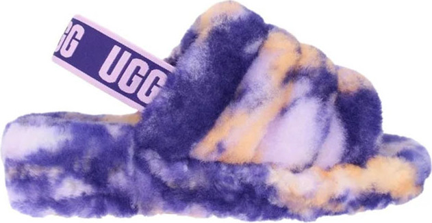 סנדלי UGG לנשים דגם Fluff Yeah Slide  Marble