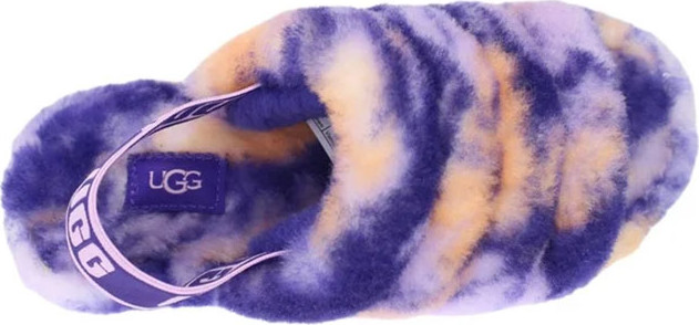 סנדלי UGG לנשים דגם Fluff Yeah Slide  Marble