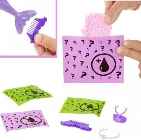 ברבי צ'לסי בת ים מחליפה צבע 6 הפתעות - Barbie Color Reveal