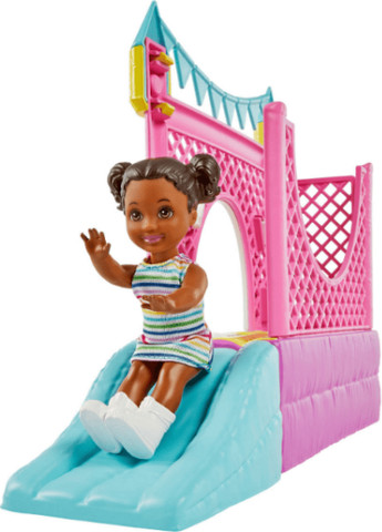 ברבי סקיפר סדרת בייביסיטר מבית Mattel טירה מתנפחת
