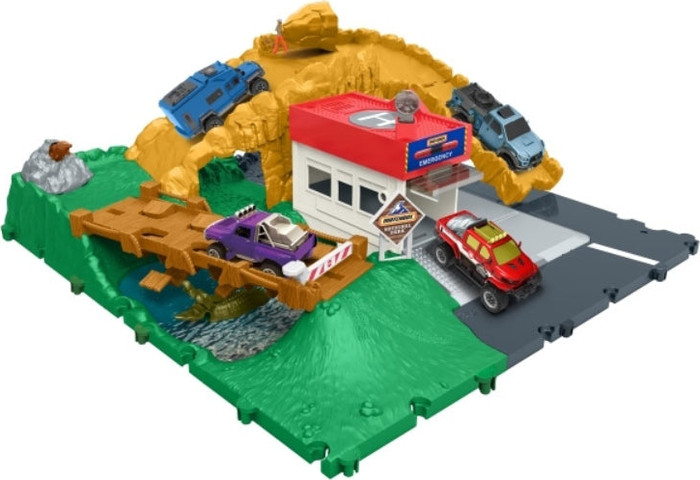 סט מכוניות אקשן הרפתקה בהרים | Matchbox