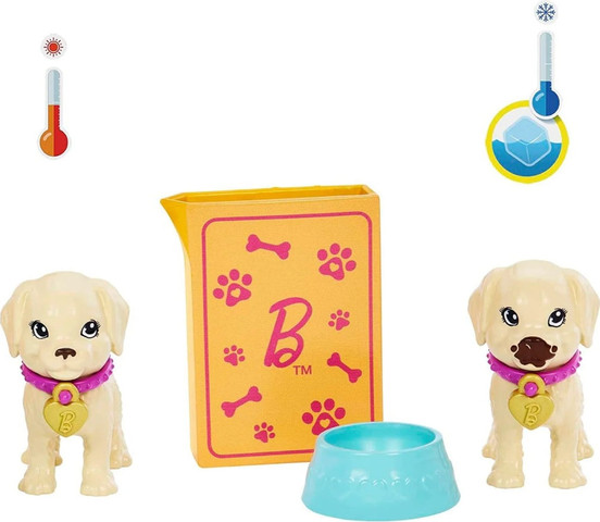 בובת ברבי אימוץ כלבים כולל אביזרים | Barbie Doll Pup Adoption Playset and Accessories
