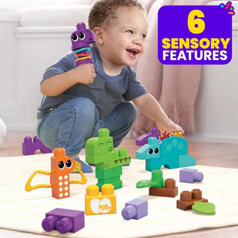מגה בלוקס חושים דינוזאורים 24 חלקים - Fisher Price