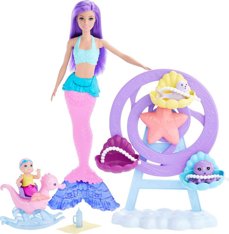 ברבי דרימטופיה בת ים מארז טיפוח - Barbie