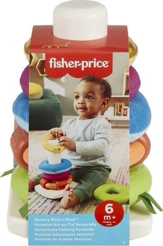 מגדל טבעות חושי - Fisher Price