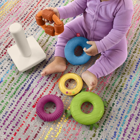 מגדל טבעות חושי - Fisher Price