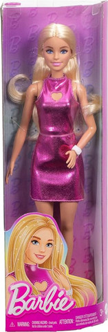 ברבי פאשניסטה שמלה ורודה לדייט - Barbie