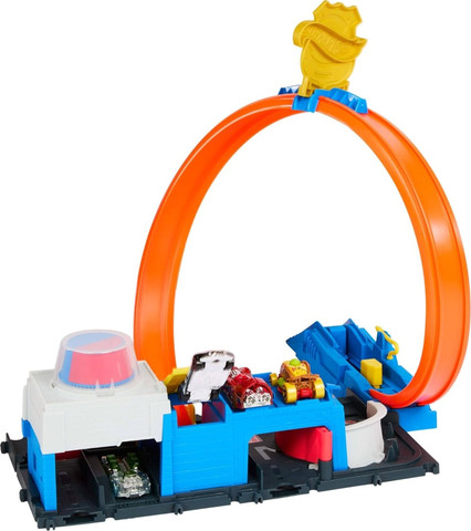 מסלול הוט ווילס תחנת משטרה סופר נטפליקס | Hot Wheels City Super Police Station Netflix