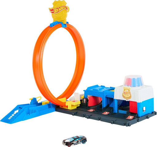מסלול הוט ווילס תחנת משטרה סופר נטפליקס | Hot Wheels City Super Police Station Netflix