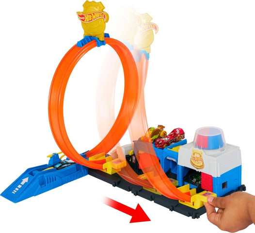 מסלול הוט ווילס תחנת משטרה סופר נטפליקס | Hot Wheels City Super Police Station Netflix