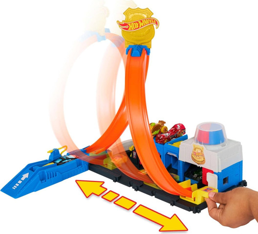 מסלול הוט ווילס תחנת משטרה סופר נטפליקס | Hot Wheels City Super Police Station Netflix