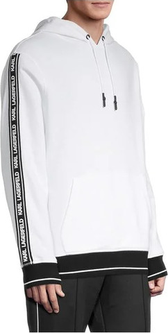 סווטשירט Karl Lagerfeld לגברים בדגם Fleece Logo-tape