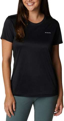 חולצה קצרה לנשים Columbia Hike S/S Crew Black