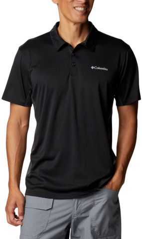 חולצה פולו לגברים Zero Ice Cirro-Cool Polo black/black