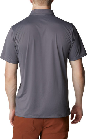 חולצת פולו לגברים Columbia Hike Polo city grey