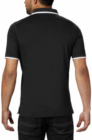 חולצת פולו לגברים Cove Dome Butte Solid Pique Polo Black