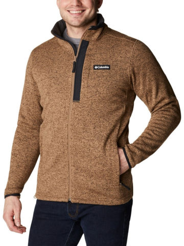 סוודר פליס לגברים Sweater Weather Full Zip