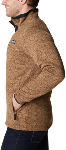 סוודר פליס לגברים Sweater Weather Full Zip