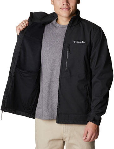 מעיל סופטשל לגברים Cruiser Valley Softshell Black