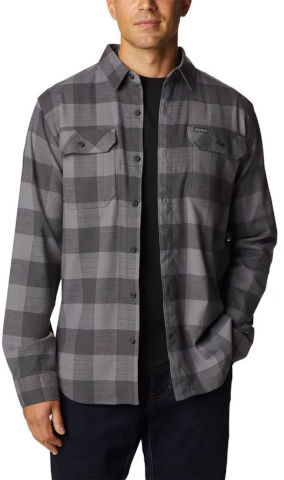 FLARE GUN FLANNEL city grey S  חולצה