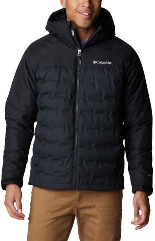 מעיל פוך לגברים Grand Trek II Down Hooded Black