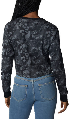 חולצה ארוכה לנשים North Cascades L/S Printed Black