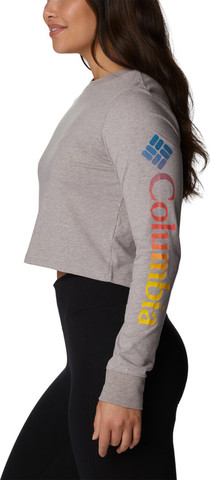 חולצה ארוכה לנשים North Cascades L/S Printed columbia grey