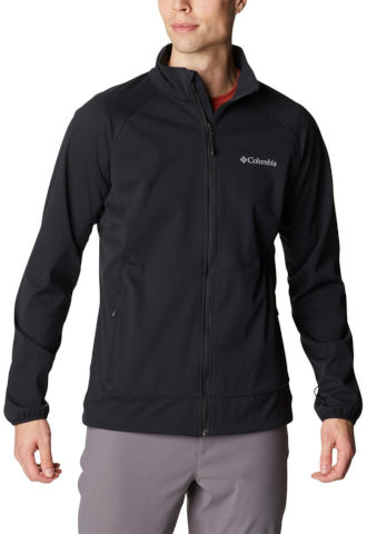 מעיל סופטשל לגברים Canyon Meadows Softshell Black