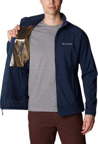 מעיל סופטשל לגברים Canyon Meadows Softshell c_navy
