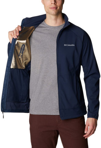 מעיל סופטשל לגברים Canyon Meadows Softshell c_navy