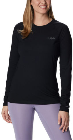 חולצה תרמית ארוכה לנשים W Omni-Heat Infinity Knit L/S Crew Black