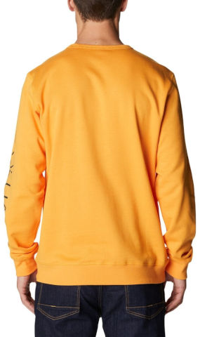 סווטשירט לגברים Columbia Logo Fleece Crew mango