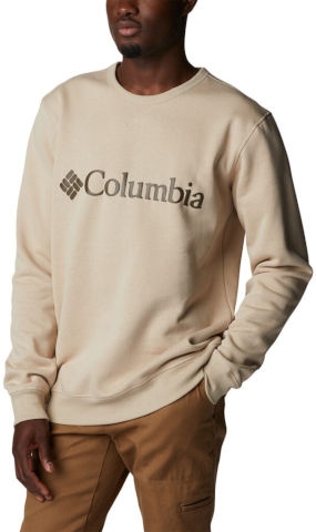 סווטשירט לגברים Columbia Logo Fleece Crew ancient fossil