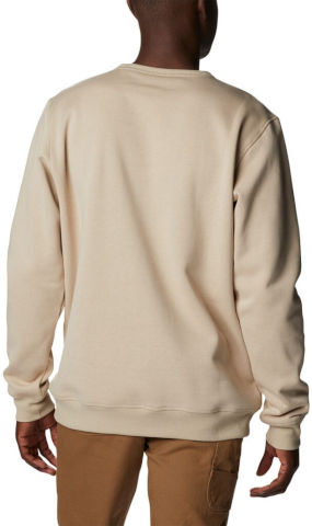 סווטשירט לגברים Columbia Logo Fleece Crew ancient fossil