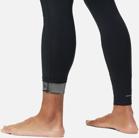 מכנסיים תרמיים ארוכים לגברים Midweight Stretch Baselayer black/black