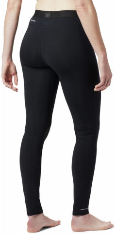 מכנסיים תרמיים ארוכים לנשים Midweight Stretch Baselayer black/black