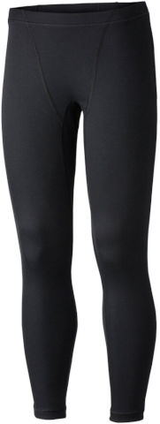מכנסיים תרמיים ארוכים לילדים ונוער Midweight Tight black typo