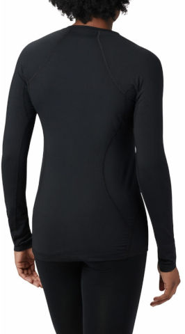 חולצה תרמית ארוכה לנשים Midweight Stretch Long Sleeve Top black/black